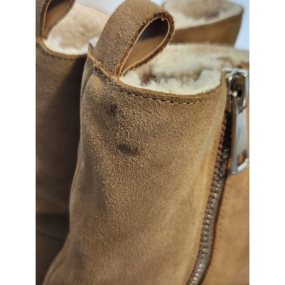 Sz 10 - Blondo Waterproof Brown Suede Boot